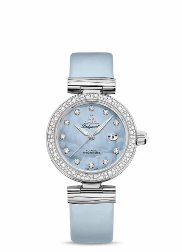 Omega LadyMatic Co-Axial 34 Stainless Steel / Diamond / Blue MOP 425.37.34.20.57.003 (42537342057003)